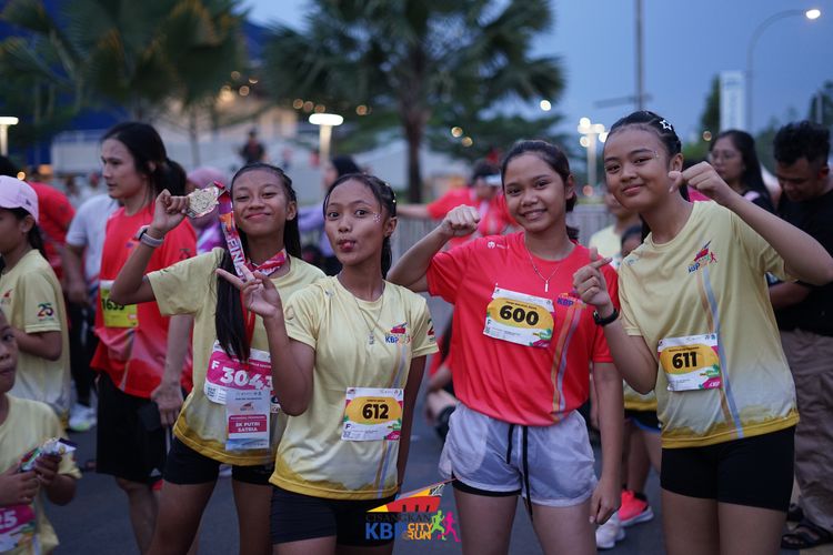 Race photo from CISANGKAN KBP CITY RUN 2025