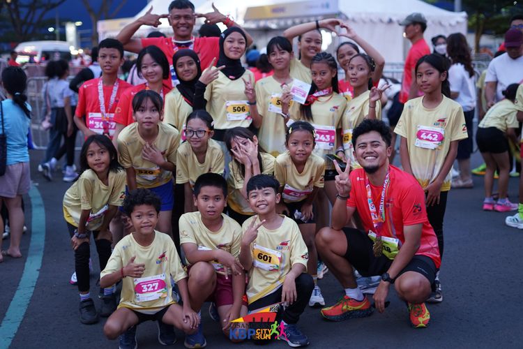Race photo from CISANGKAN KBP CITY RUN 2025