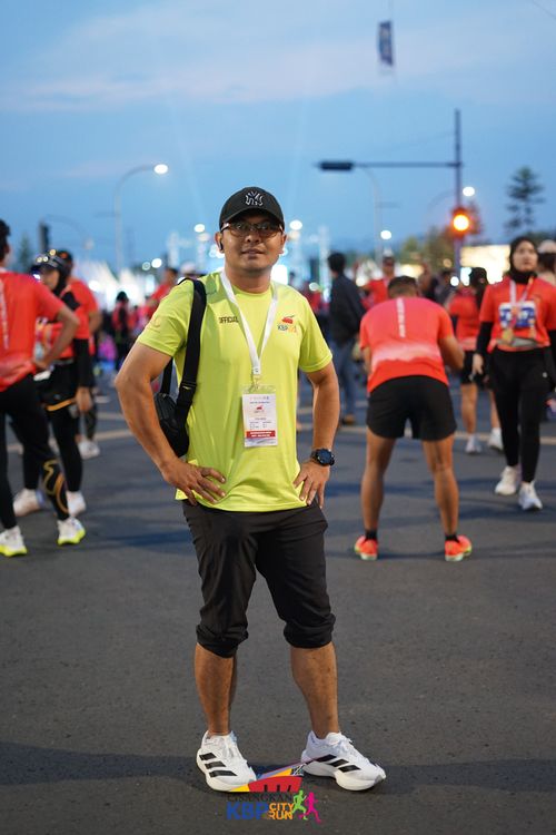 Race photo from CISANGKAN KBP CITY RUN 2025