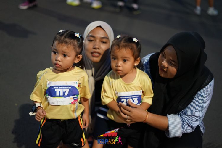 Race photo from CISANGKAN KBP CITY RUN 2025