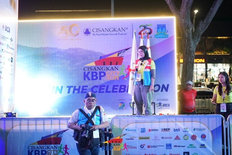 Race photo from CISANGKAN KBP CITY RUN 2025