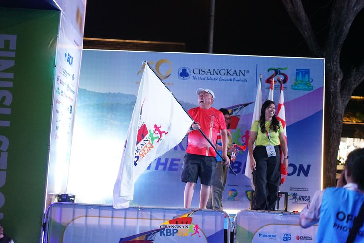 Race photo from CISANGKAN KBP CITY RUN 2025