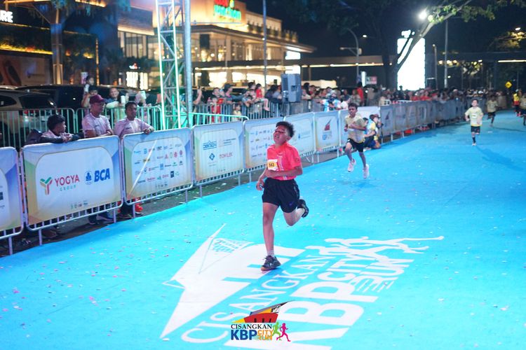 Race photo from CISANGKAN KBP CITY RUN 2025