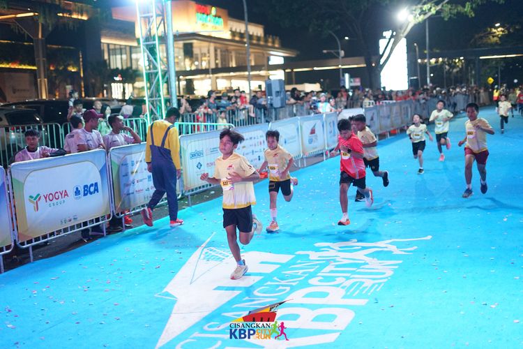 Race photo from CISANGKAN KBP CITY RUN 2025
