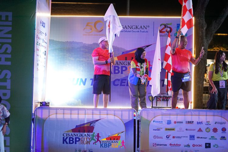 Race photo from CISANGKAN KBP CITY RUN 2025