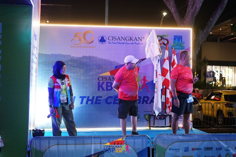 Race photo from CISANGKAN KBP CITY RUN 2025