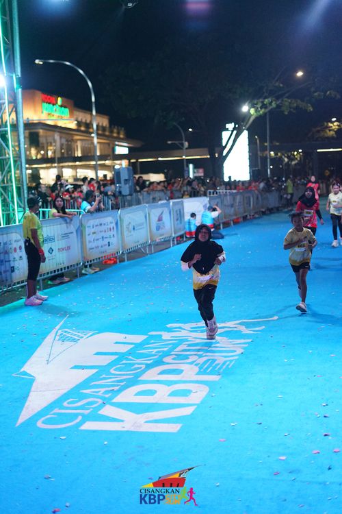 Race photo from CISANGKAN KBP CITY RUN 2025