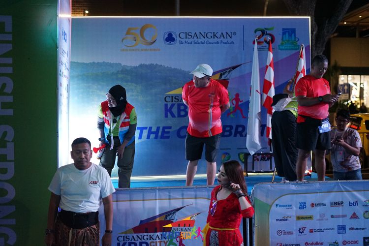 Race photo from CISANGKAN KBP CITY RUN 2025