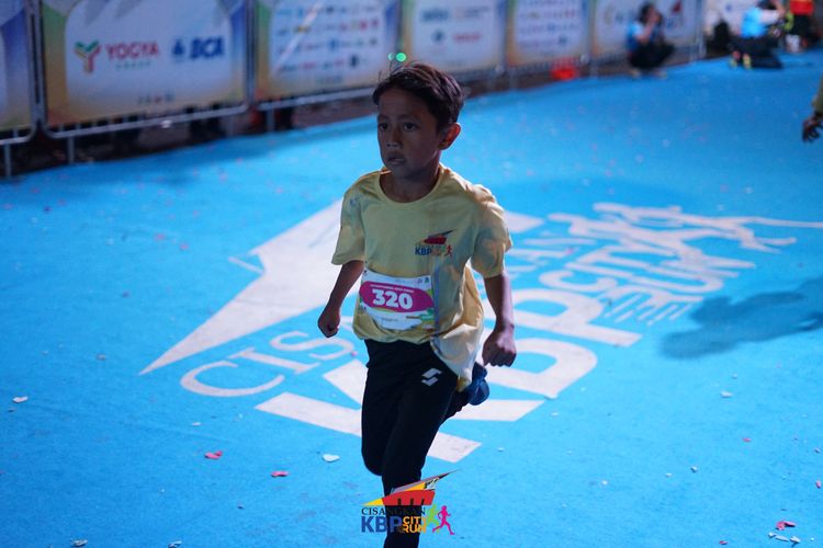 Race photo from CISANGKAN KBP CITY RUN 2025