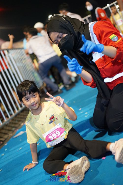 Race photo from CISANGKAN KBP CITY RUN 2025