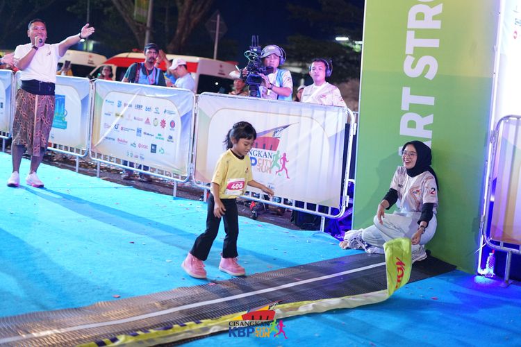 Race photo from CISANGKAN KBP CITY RUN 2025
