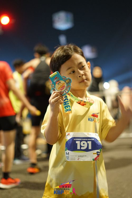 Race photo from CISANGKAN KBP CITY RUN 2025