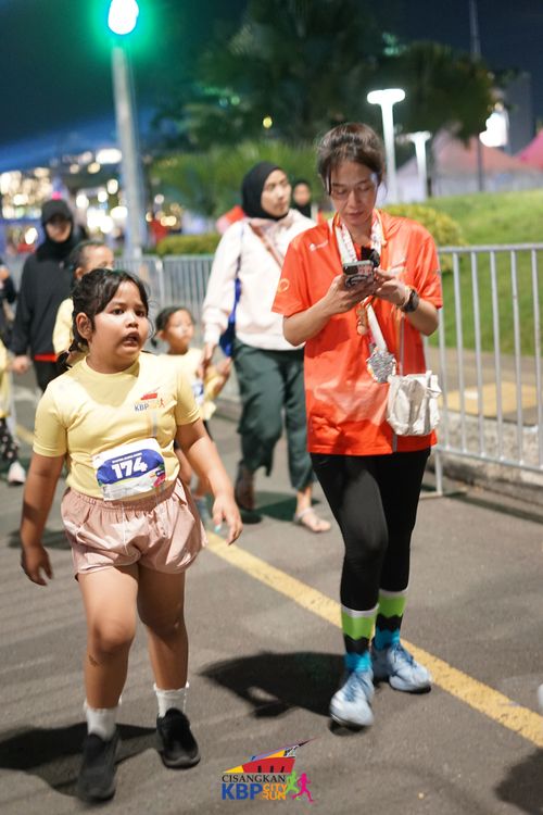 Race photo from CISANGKAN KBP CITY RUN 2025