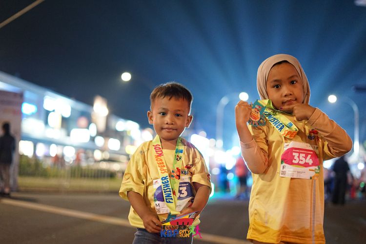 Race photo from CISANGKAN KBP CITY RUN 2025