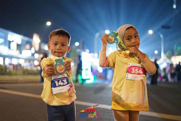 Race photo from CISANGKAN KBP CITY RUN 2025