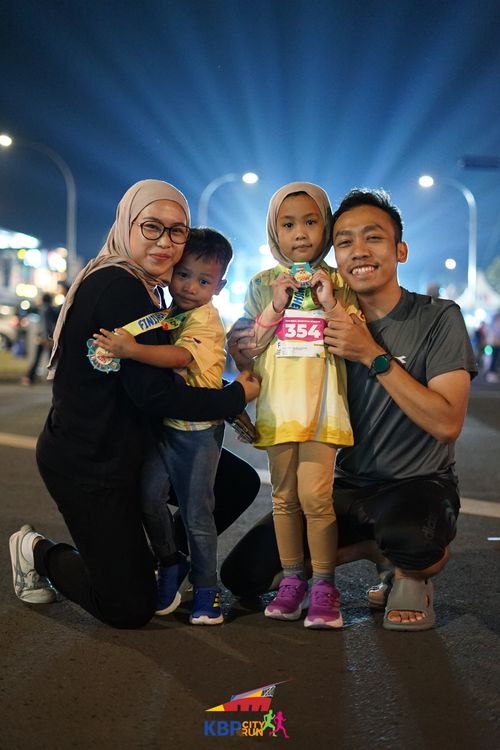 Race photo from CISANGKAN KBP CITY RUN 2025