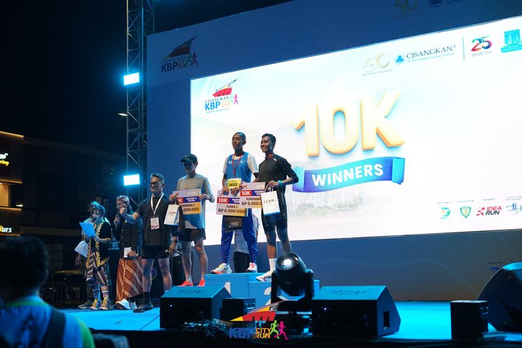 Race photo from CISANGKAN KBP CITY RUN 2025