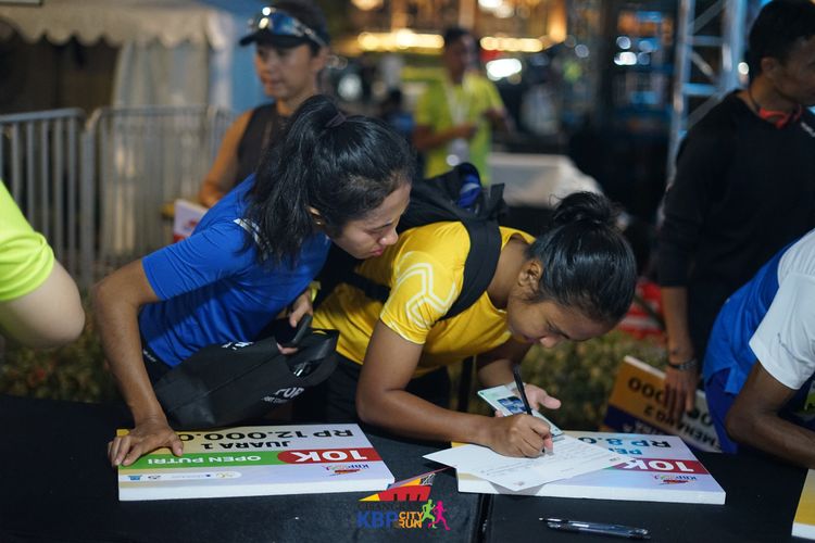 Race photo from CISANGKAN KBP CITY RUN 2025