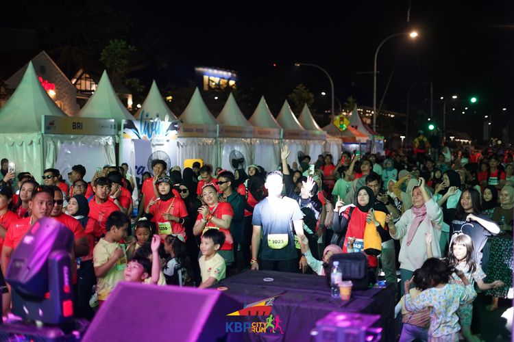 Race photo from CISANGKAN KBP CITY RUN 2025