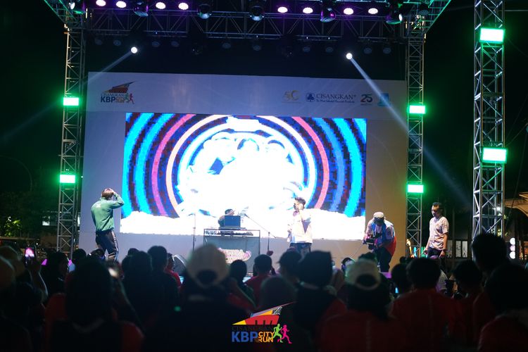 Race photo from CISANGKAN KBP CITY RUN 2025