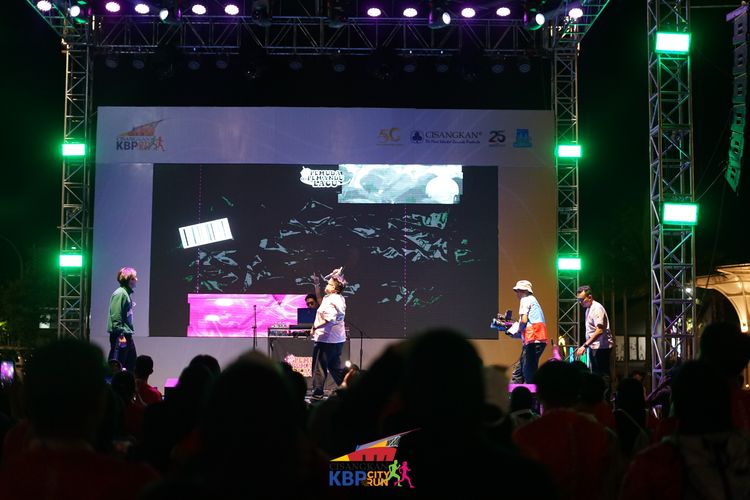 Race photo from CISANGKAN KBP CITY RUN 2025
