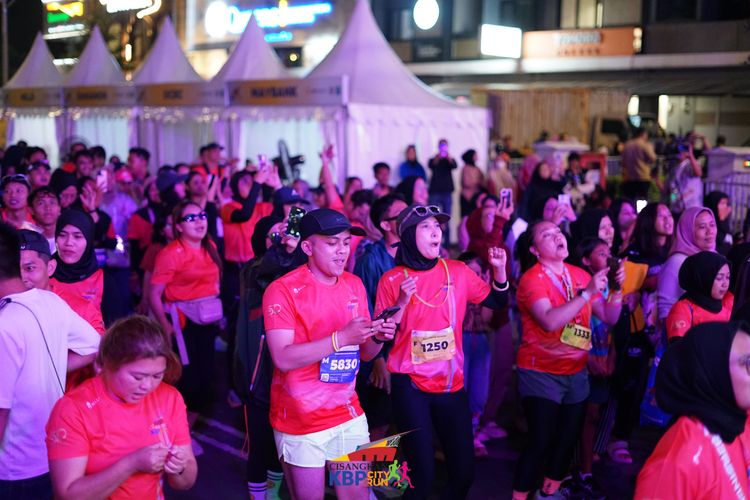 Race photo from CISANGKAN KBP CITY RUN 2025