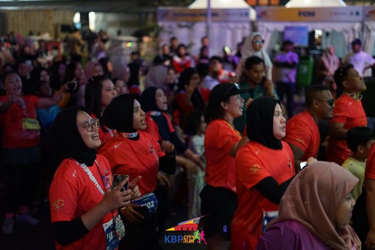 Race photo from CISANGKAN KBP CITY RUN 2025