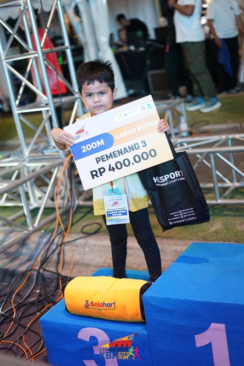 Race photo from CISANGKAN KBP CITY RUN 2025