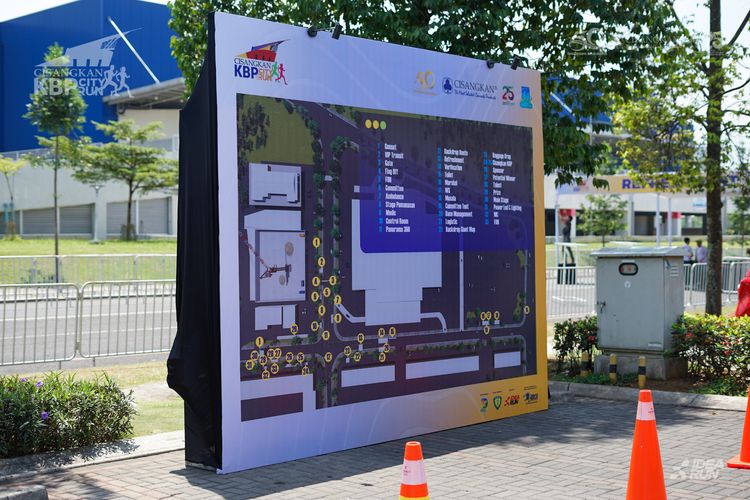 Race photo from CISANGKAN KBP CITY RUN 2025