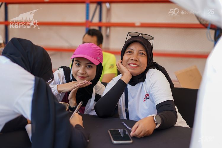 Race photo from CISANGKAN KBP CITY RUN 2025