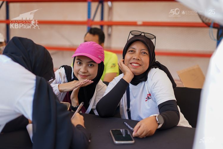 Race photo from CISANGKAN KBP CITY RUN 2025