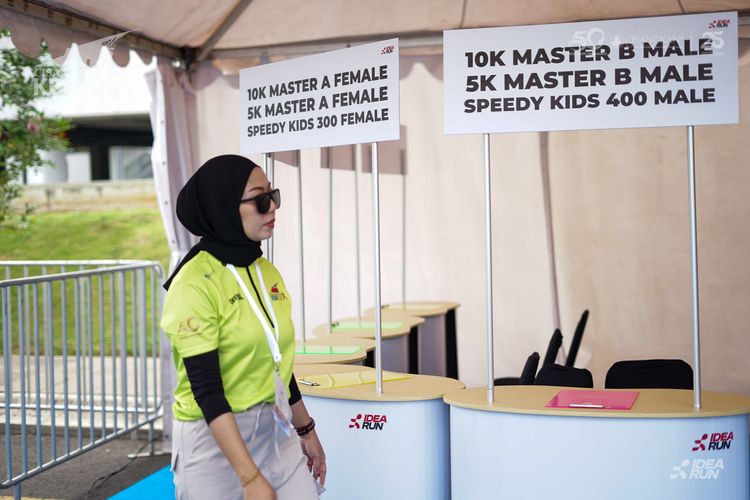 Race photo from CISANGKAN KBP CITY RUN 2025