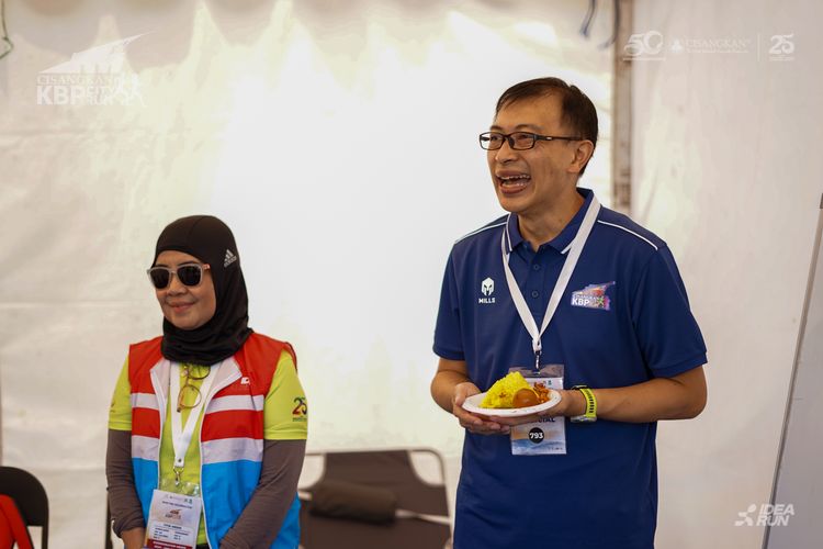 Race photo from CISANGKAN KBP CITY RUN 2025