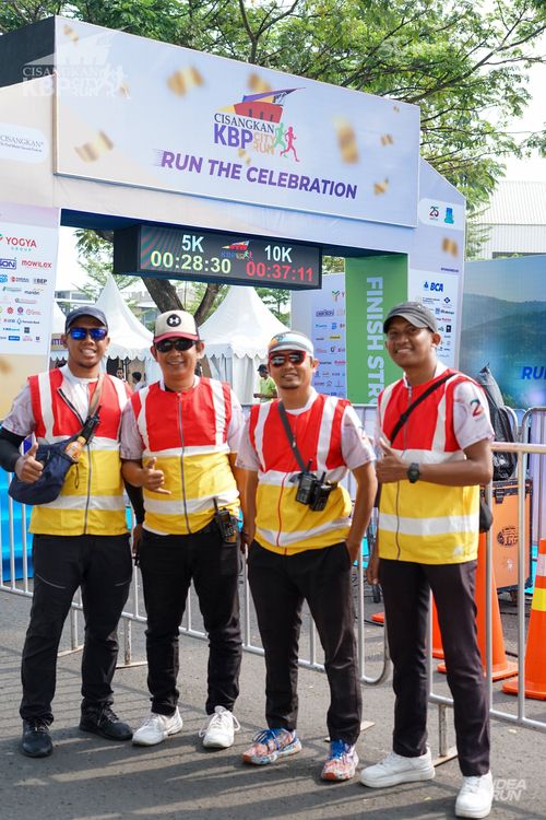Race photo from CISANGKAN KBP CITY RUN 2025