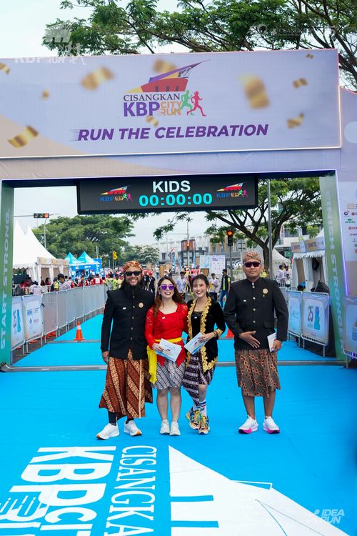 Race photo from CISANGKAN KBP CITY RUN 2025