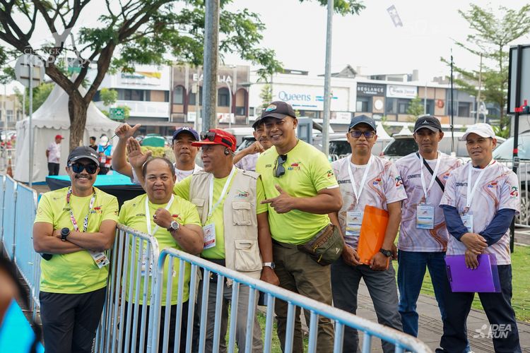 Race photo from CISANGKAN KBP CITY RUN 2025