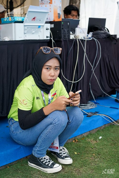 Race photo from CISANGKAN KBP CITY RUN 2025