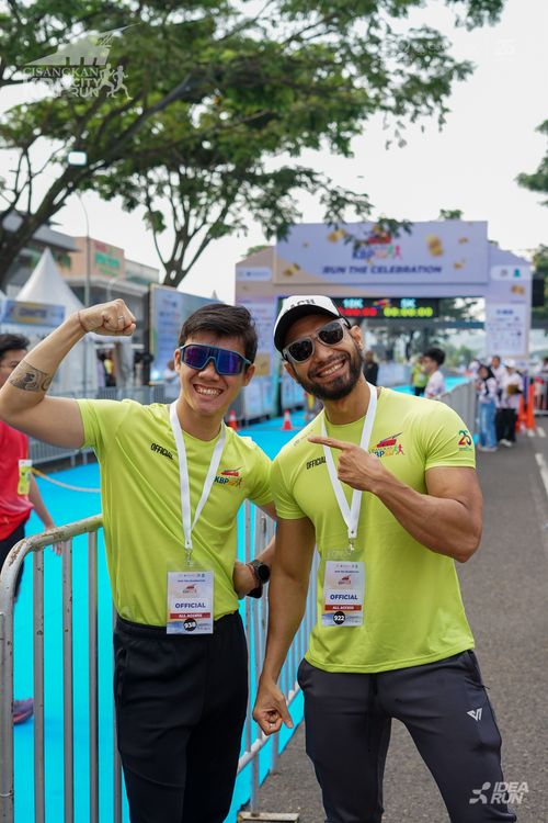 Race photo from CISANGKAN KBP CITY RUN 2025