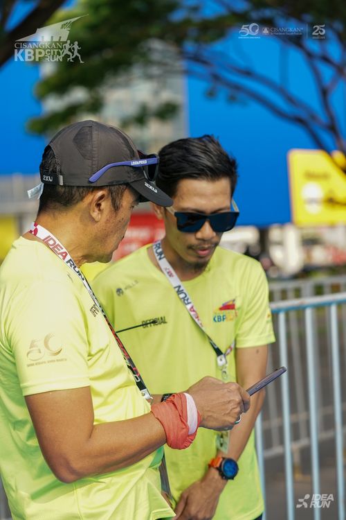 Race photo from CISANGKAN KBP CITY RUN 2025