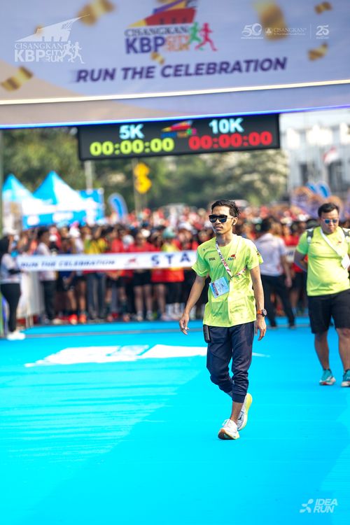 Race photo from CISANGKAN KBP CITY RUN 2025