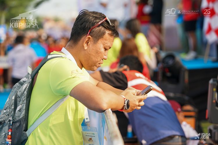 Race photo from CISANGKAN KBP CITY RUN 2025