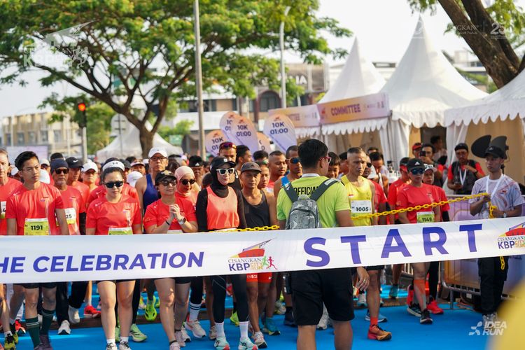 Race photo from CISANGKAN KBP CITY RUN 2025