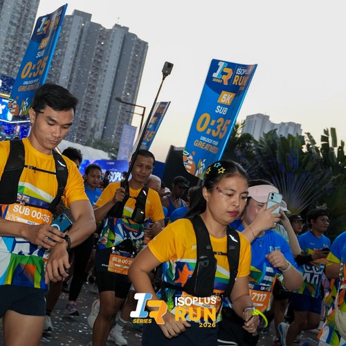Race photo from ISOPLUS RUN 2026 - JAKARTA