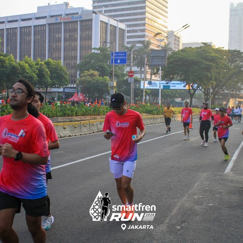 Race photo from SMARTFREN RUN 2026 VIBES