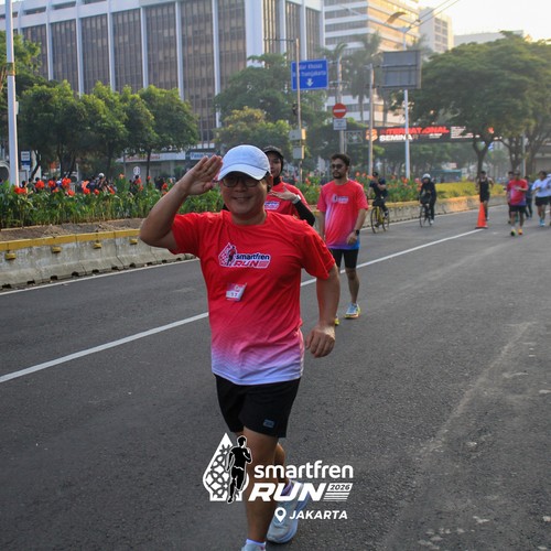 Race photo from SMARTFREN RUN 2026 VIBES