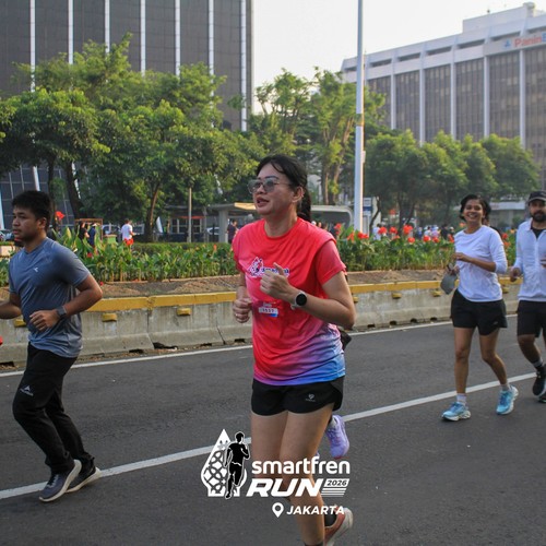 Race photo from SMARTFREN RUN 2026 VIBES