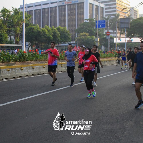 Race photo from SMARTFREN RUN 2026 VIBES