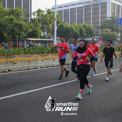 Race photo from SMARTFREN RUN 2026 VIBES