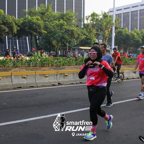 Race photo from SMARTFREN RUN 2026 VIBES
