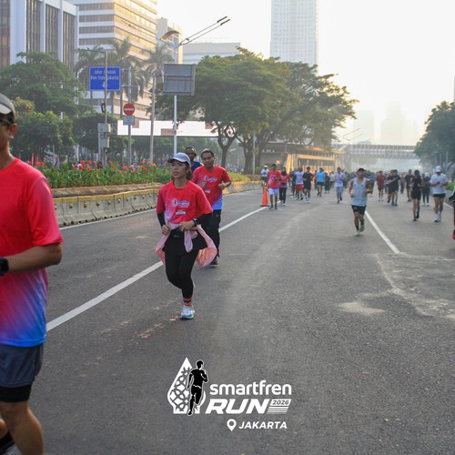 Race photo from SMARTFREN RUN 2026 VIBES